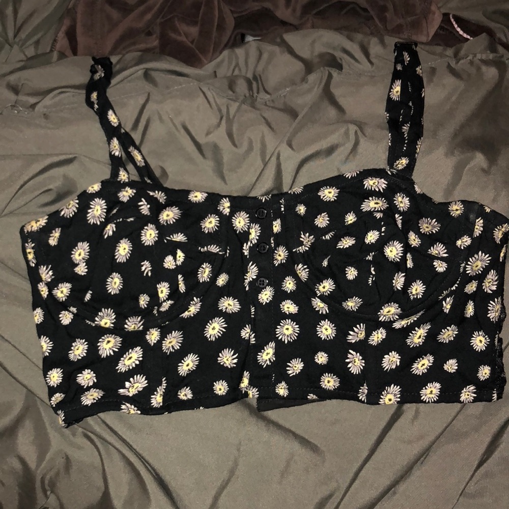 Sun flower belly / crop top
